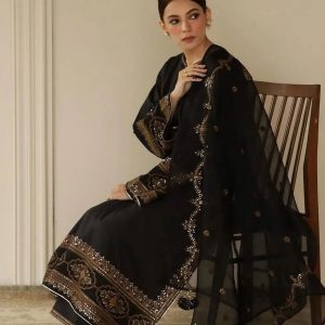 3 Pc Unstiched Embroidered Lawn Suit l Brand: DYOT l Best Collection 2025