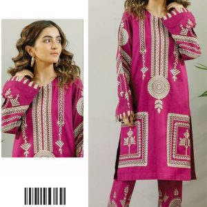 2 Pc Unstiched Fabric Lawn Suit | Brand: ETHNIC | Best Collection 2025